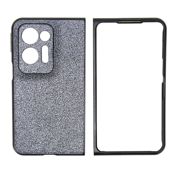 Suojaava phone case Crystal Case Anti Drop Iskunkestävä matkapuhelimen cover Oppo Find N2 Black Glitterille