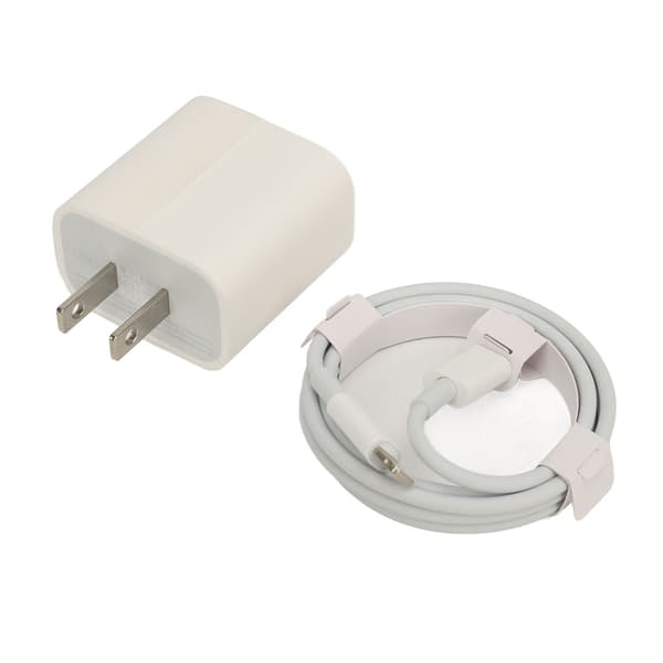 PD 20W hurtiglader med 1m ladekabel for iPhone-telefon US-plugg 100-240V