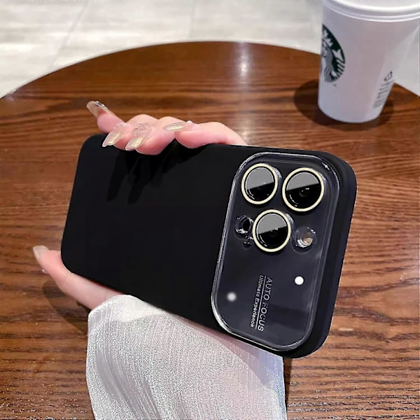 Lämplig för enfärgat silikon iPhone15 mobilskal iphone14promax