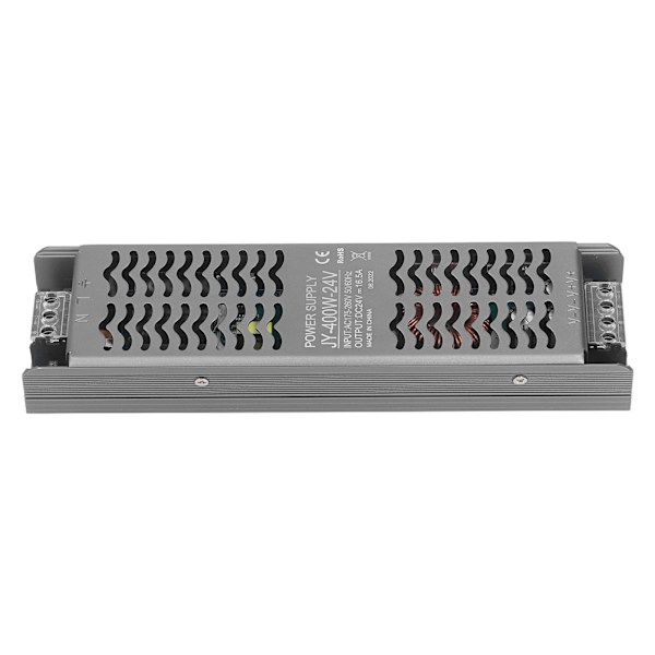 LED-driver 400W DC 24V IP20-beskyttelse Hurtig varmeafledning LED-transformator LED-strømdriver AC 175‑260V