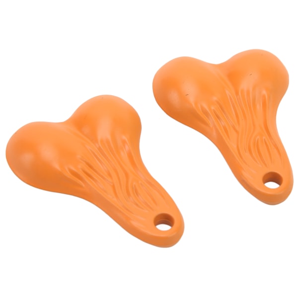 2PCS RC-bilkulmutter i zinklegering, hängande lastbilskulmuttrar för 1/10 bilmodelldekoration utomhus orange