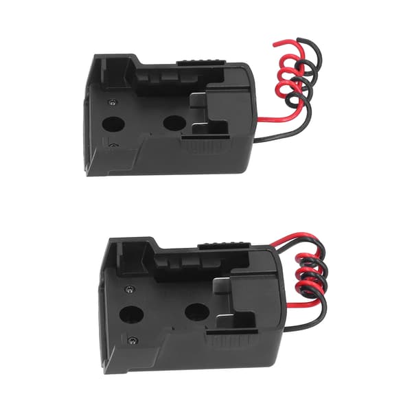 2 sett batteriadapterfesteholder dokkingstrømkildeomformer for Milwaukee M18 18V