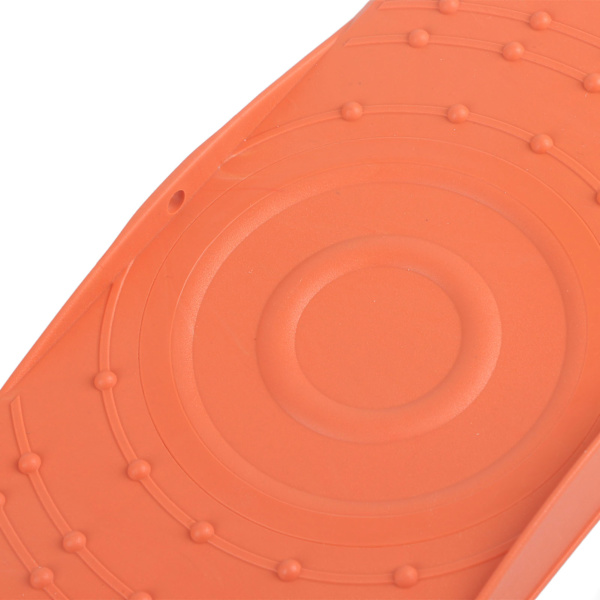 Delad midjetvridande skiva träningsmidja smalnande vridanordning liten ljudlös figur träningsutrustning massagetyp orange