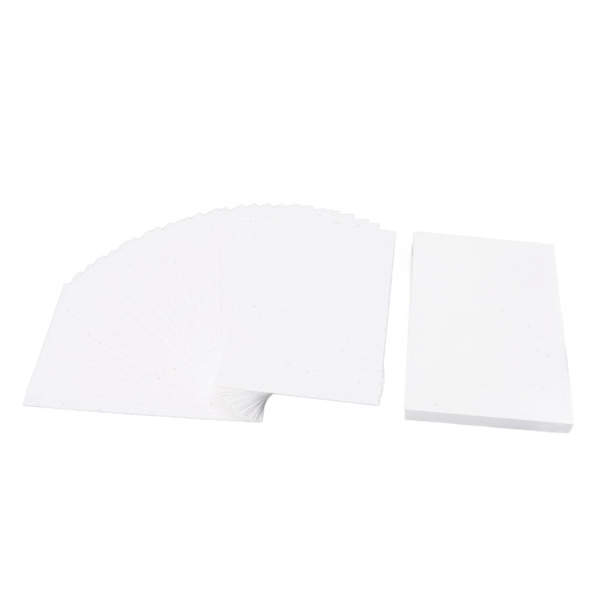 100 st Cardstock Bärbar små handmålade konstkort Papper Vita tomma vykort Pack Set för Art Mail