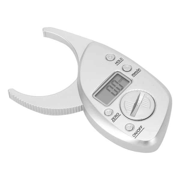 Body Fat Caliper Digital Display Høy nøyaktighet Batteridrevet Kroppsfettmåling