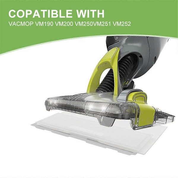 10 st MOP-dynor för Shark Vacmop Pro VM252 VM250 VM200 VC205 VM250