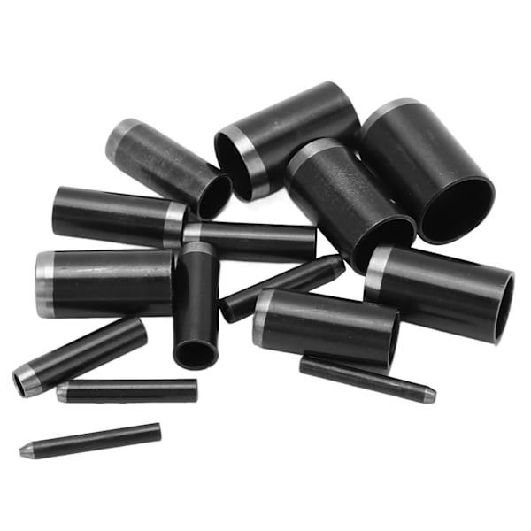 15 stk. skinnstansform med skarpe kanter, høy tetthet, 1 til 15 mm hulstans for DIY skinnhåndverk