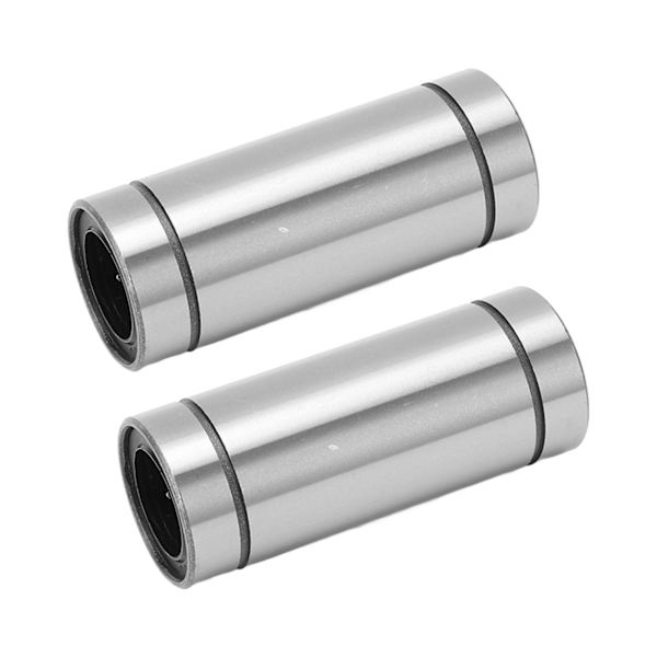 2 kpl lineaarinen liikelaakeri teräs 20 mm sisähalkaisija 32 mm ulkohalkaisija 80 mm pituus LM20LUU konelaitteille