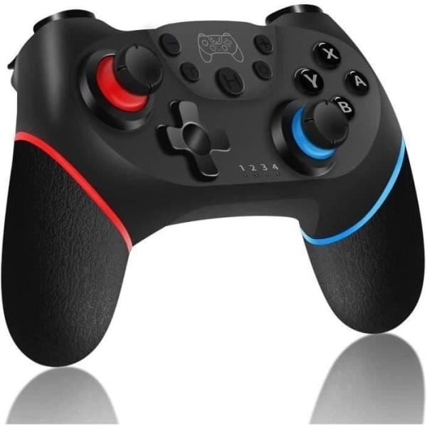 Trådløs Controller til Nintendo Switch Bluetooth Joystick Switch Pro Switch-Controller med Genopladeligt Batteri Turbo 6 Akser