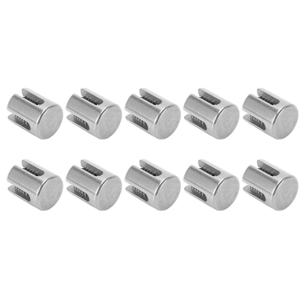 10 stk. krydskabelklemmer 316 rustfrit stål gelænder wire reb clips vægsystem tilbehør 5mm
