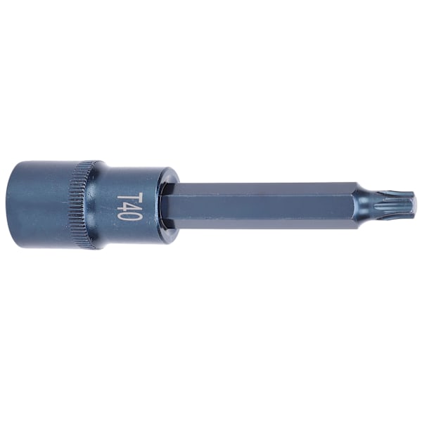 Socket Bit Star Rustfritt Stål Høy Nøyaktighet S2 Legering Stål Blåing Skrutrekker Håndverktøy 100xT40