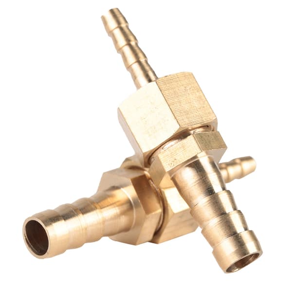 2 stk 4-10 mm messingkobling slangehale reduserende pluggkontakt
