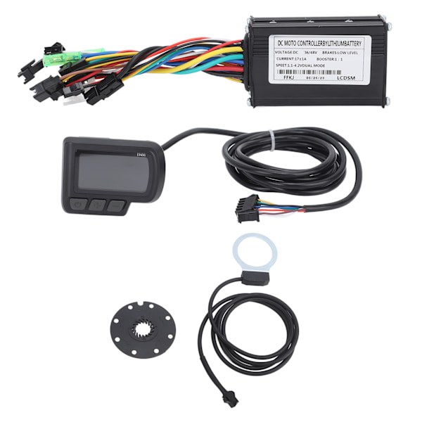 Cykel Lithium Batteri Konverteringssæt FT 8C Magnetisk Punkt 109R Gas EN06 LCD Display 17A Cykel 3 Mode Controller Kit til Cykelreparation