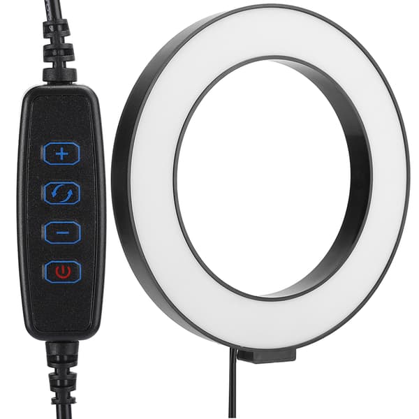 LED Ring Light Fyldlys Lampe Fotografisk Udstyr til Telefon Live Broadcast Selfie 16cm16cm