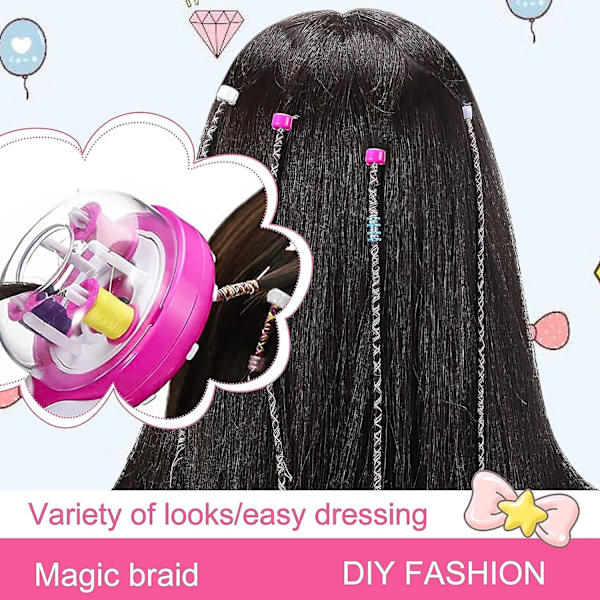 Magic Hair Styling Kit sähköiseen hiusten punomiseen - Lasten punontavälineet ja tarvikkeet