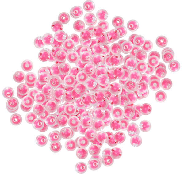 Hartsperlor DIY handgjorda smyckestillverkningstillbehör Armband Material Tillbehör 8mm MGlossy Rose Red