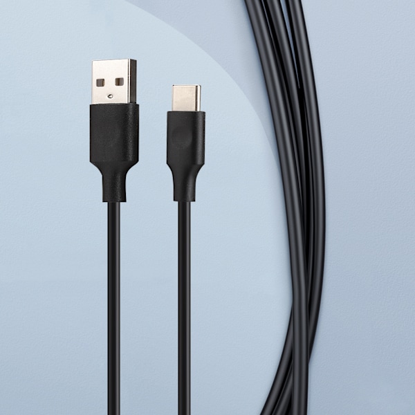 Type-C 3A 1m + Type-C 0.25m latauskaapelit puhdasta kuparia PVC-johto latauslinja