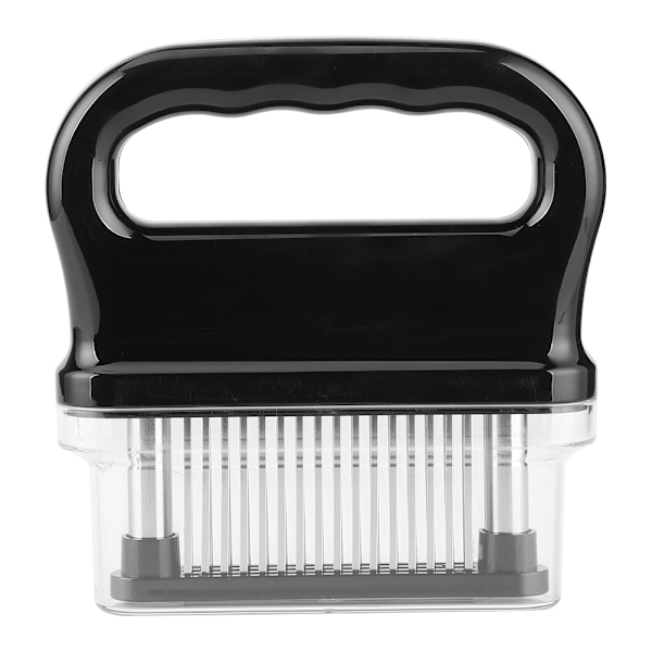 Black 48&#8209;Needles Meat Beaf Steak Tenderizer Tool With Handle Kitchen Cooking Accessory