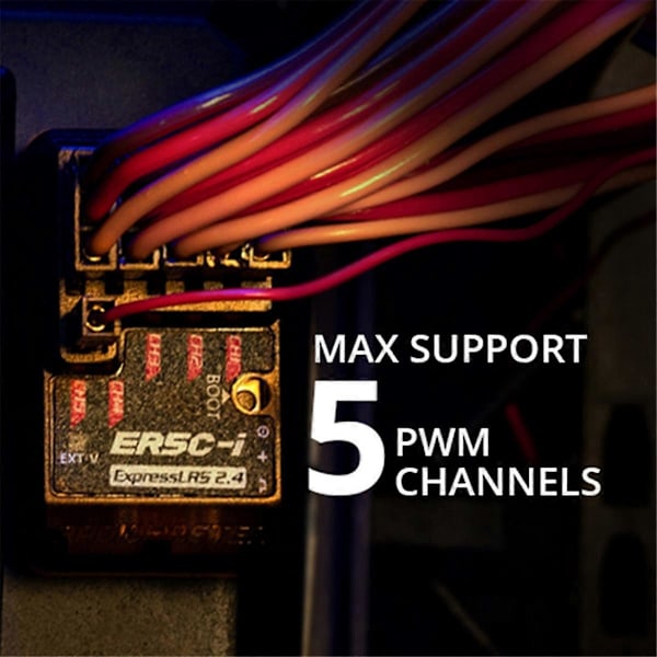 For ER3Ci 3CH RX Mottaker 2.4GHz ELRS PWM Mottaker