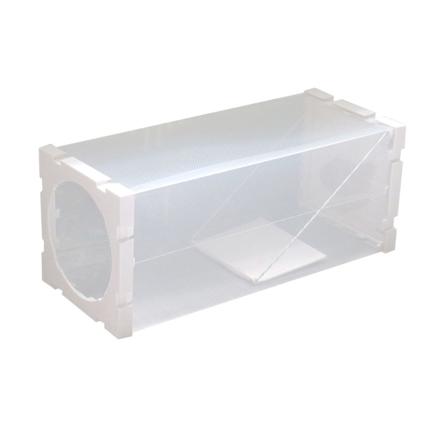 Mössfälla Vit Transparent Kompakt Hopvikbar Känslig Pedal PP Material Råttfångare Bur för Hem