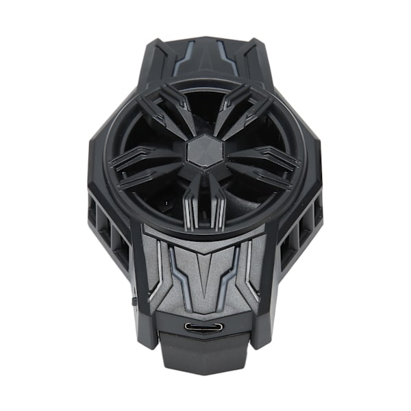 S1 Semiconductor Phone Cooler Cooling Fan RGB Streamer Mobile Phone Radiator for Playing Games Watching Videos Black