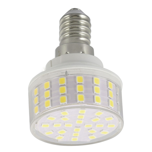 E14 LED-lampa, 10 W, 1000 lumen, 85-265 V, flimmerfri, energibesparande, vitt ljus
