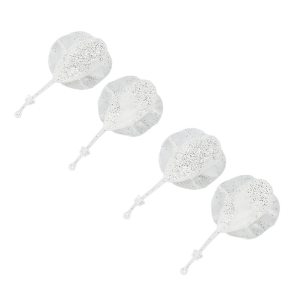 4 stk. 9 cm 14 g blød Swimbait synkende blød Swimbait Raja lokkemad kunstig lokkemad fiskegrej gear hvid