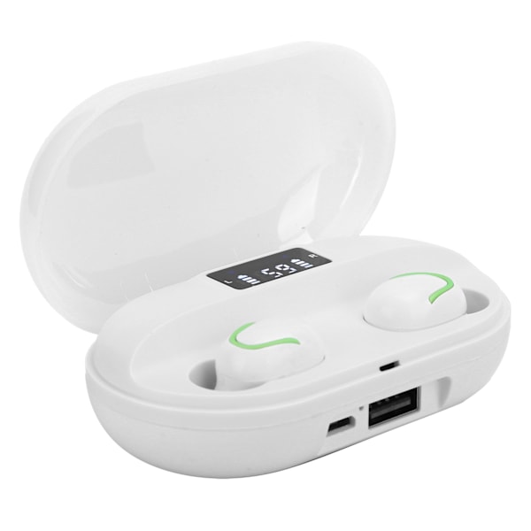 T2 True Wireless Bluetooth 5.0 Hörlurar HIFI Stereo Vattentät Digital Display Headset