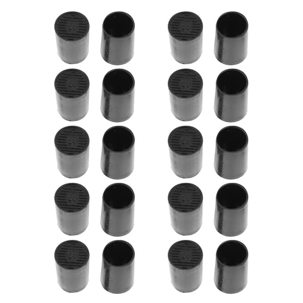 10 par højhælede spidshætter sorte CPU polyurethan sko reparationssæt indvendig diameter 11 mm