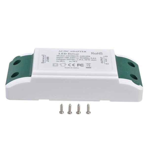LED-driver med kortslutningsbeskyttelse, overstrømsbeskyttelse, nem installation, konstant strøm LED-drev AC100-240V