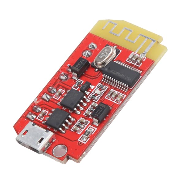 Stereo effektforsterkermodul Bluetooth 4.2 5W+5W lydforsterkerkort med USB-ladeport