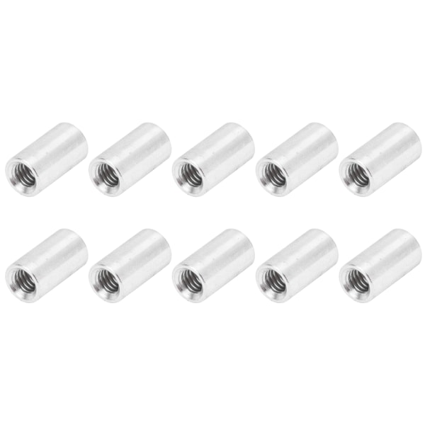 10 stk runde avstandsstykker i aluminiumlegering med hunngevind, søyleforbindelsesavstandsstykke M4x0,7 mm, lengde 11 mm