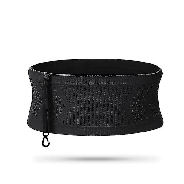 Andningsbar Svart Multifunktionell Stickad Midjeväska - Dold Design