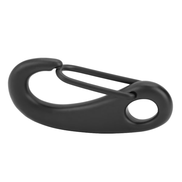 316 rustfritt stål Snap Hook Clip Bolt Kit Dykkerutstyr Tilbehør (70MM, Svart)