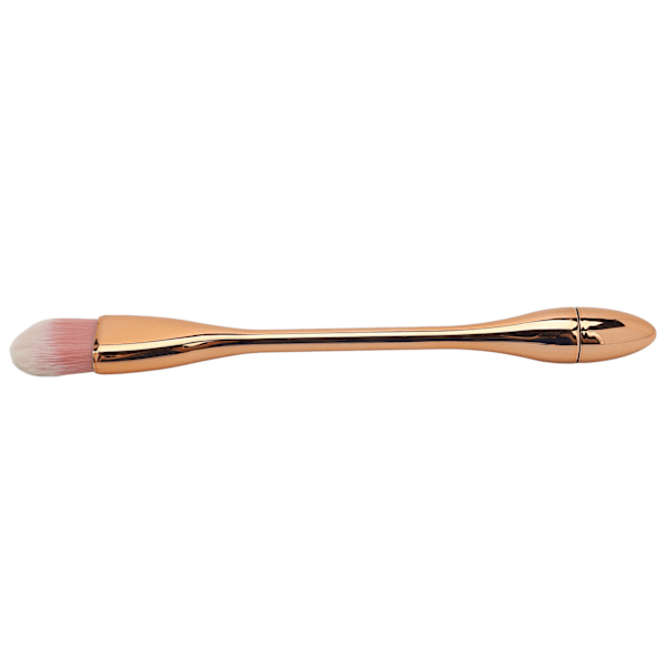 Nageldammborste Mjuk fiber Delikat Touch Hudvänlig Utsökt multifunktionsborste för makeupmask Rose Gold