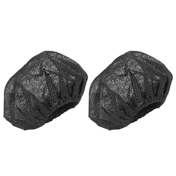 100 st engångsmikrofonöverdrag i non-woven-material, tillbehör för KTV-scenintervjuer (svart)