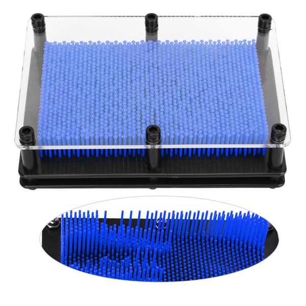 3D Klon Håndmodel Børn Plast Hånd Ansigt Model Dyb Blå Klon Pin Art