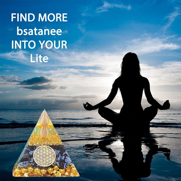 Kristallpyramid Ornament Ametist Peridot Pyramid Energi Generator Pyramid Reiki Balansering Skydd Meditation Hantverk Dekor