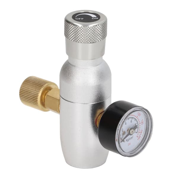 Rustfrit Stål Hjemmebryg Gasregulator Ølfad Trykregulator til Hjemmebrygget Vin