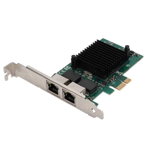 PCI-E X1 1000Mbps Dobbelt Port Gigabit Ethernet Netværkskort