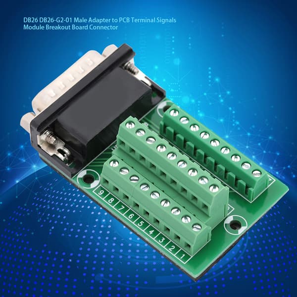 DB26 DB26-G2-01 Han Adapter til PCB Terminal Signaler Modul Breakout Board Konnektor