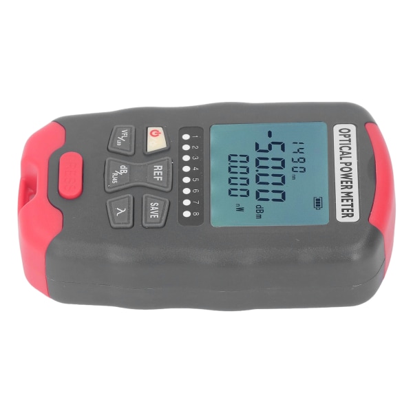 Optisk fiber-effektmeter 3 i 1 optisk effekt-tester 15KM visuel fejlfinder RJ45 netværkstester med LED-lys -50 til +26dBm