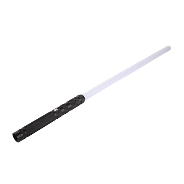 2 stk. RGB 2 i 1 7/10 farver skiftende lysende sværd genopladelig udvidelig metal lyssværd med lyd cosplay legetøj børnegaver