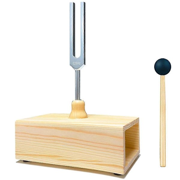 528Hz Stämgaffel kompatibel med Resonanslåda, Aluminiumlegering, Trähögtalare, Perfekt kompatibel med SPA Aromaterapi