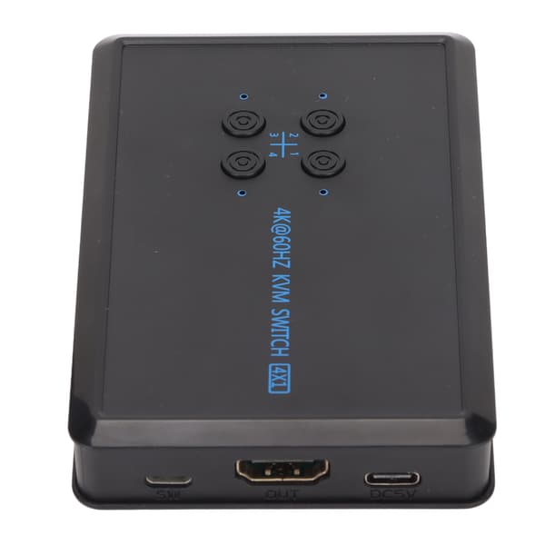 KVM-switch High Definition Multimedia Interface 2.0 4K Høj Kompatibilitet Nem Installation Konverter