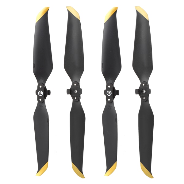 4st propeller med låg ljudnivå snabbkopplingspropellrar tillbehör Passar för Mavic AIR 2 DroneBlack Gold Edge