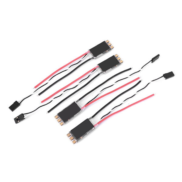 4 stk. 30AS ESC 2-6S børsteløs ESC opgraderingsdele egnet til FPV multicopter quadcopter (sort)