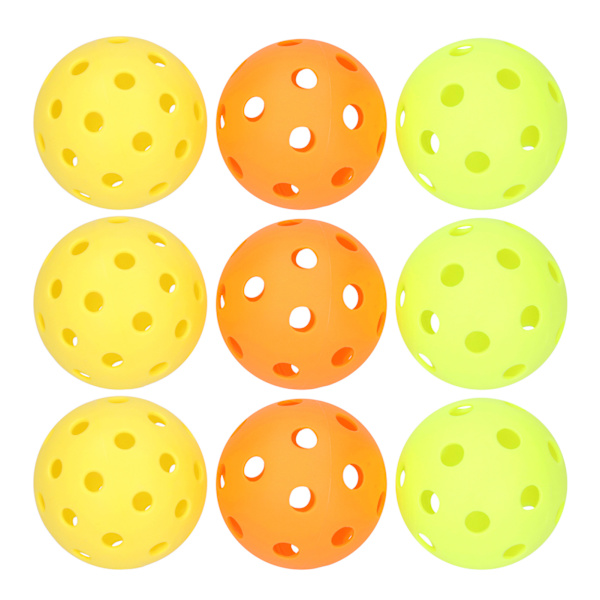 40/26 reikää pickleball pallot sisä- ja ulkokäyttöön PE pickle pallot kirkkailla väreillä