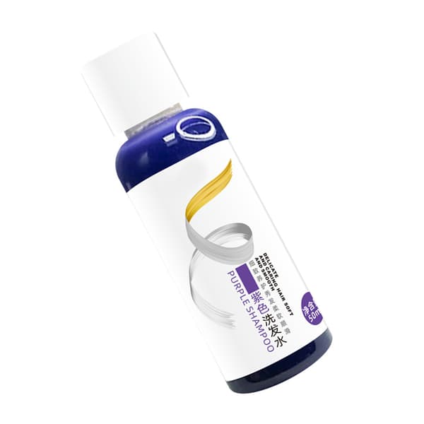 Hårshampoo Neutraliserer Gul Farve Bevarer Lysnende Lilla Hårshampoo 50ml