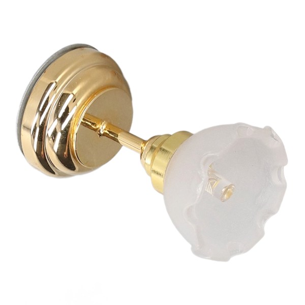 1:12 Dockhus Miniatyr Taklampa Innovativ Vit Blomform Levande LED Mini Ljus Dockhus Dekoration